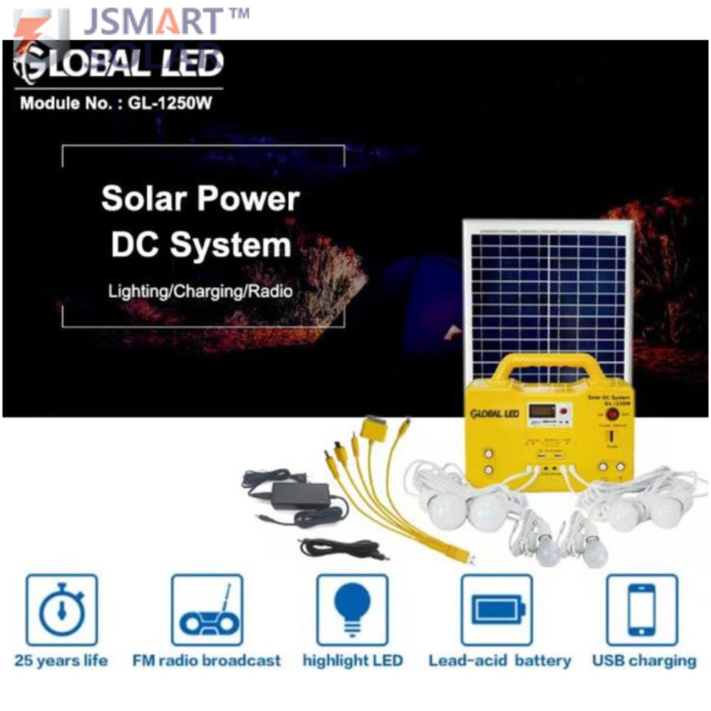 GL-SK1218 GLOBALLED SOLAR GENERATOR - Jsmart Solar