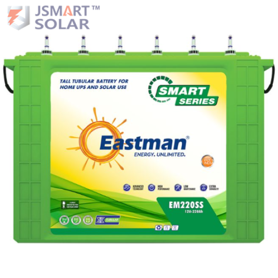 220AH 12V EASTMAN SMART SERIES TALL TUBULAR BATTERY