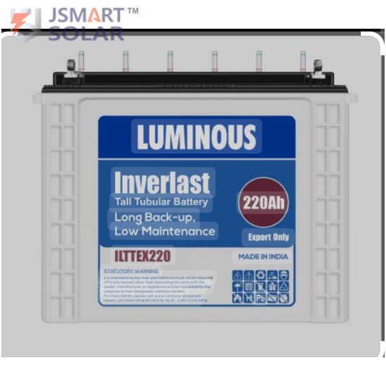 220AH LUMINOUS INVERLAST TUBULAR  BATTERY