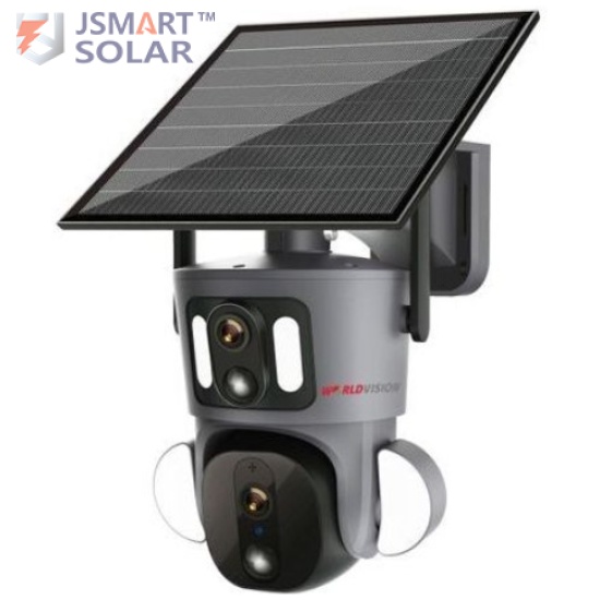 CVISION 5MP HD 4G PTZ CAMERA DUAL LENS WITH SIM SOLAR PANEL UBOX