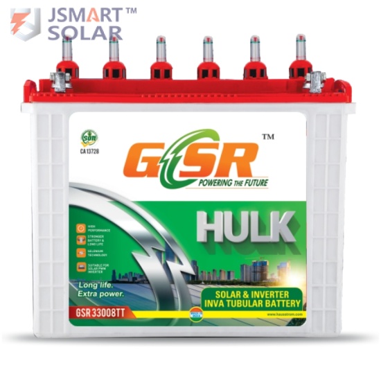 GSR 33008TT 12V 330AH  HULK TALL TUBULAR BATTERY