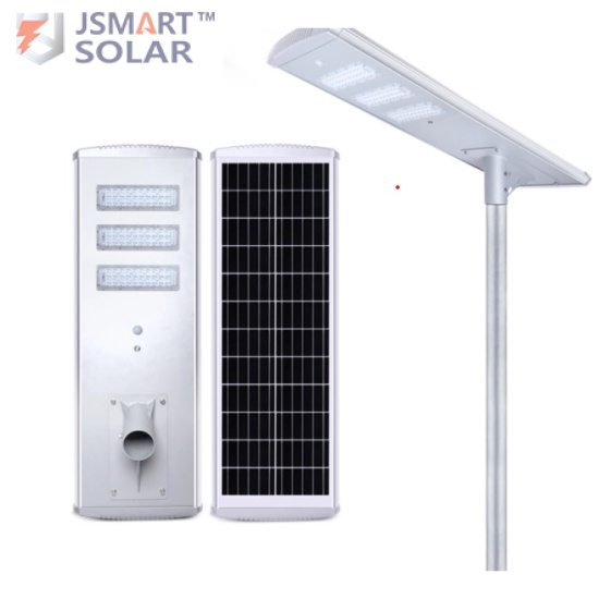 P2 60W Felicity All In One Solar Street Light Sensors Built-in Controller