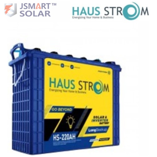 220AH 12V HAUSSTORM TALL TUBULAR BATTERY-HS-22043