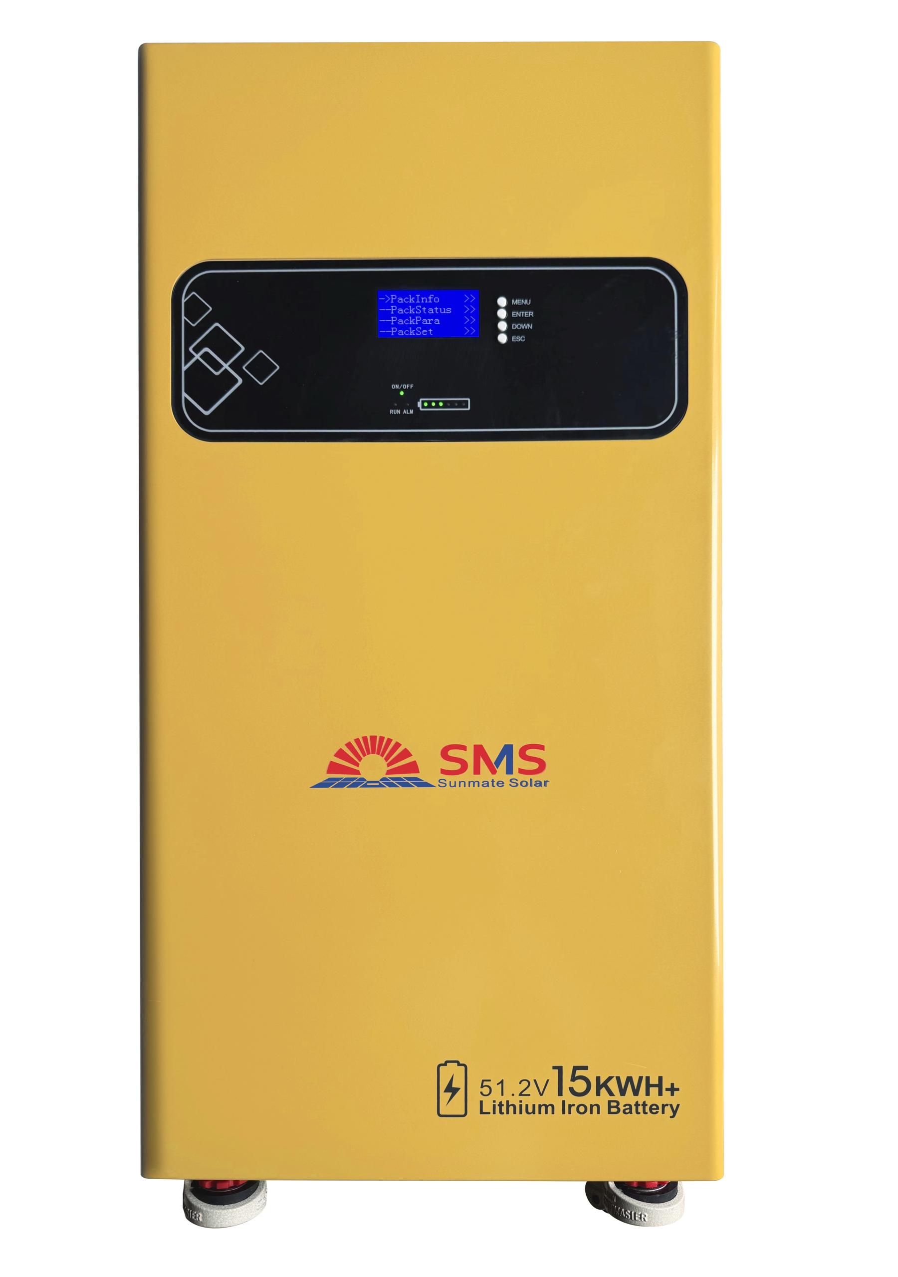 15KWH SMS LITHIUM BATHERY 51.2V