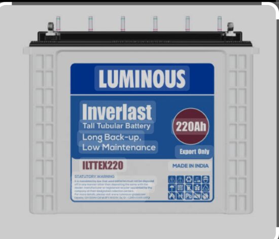 220AH LUMINOUS INVERLAST TUBULAR  BATTERY
