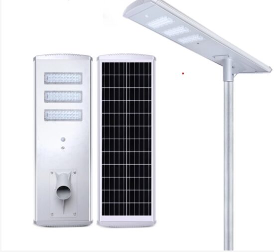 P2 60W Felicity All In One Solar Street Light Sensors Built-in Controller