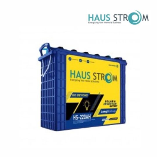 220AH 12V HAUSSTORM TALL TUBULAR BATTERY-HS-22043