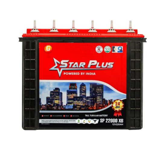 220AH 12V STARPLUS Tall Tubular Batteries (Original)