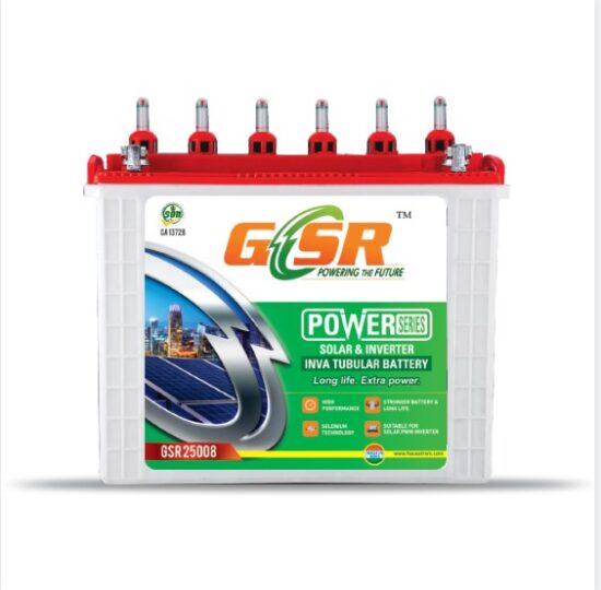 240AH 12V Tall GSR 25008 Tubular Battery