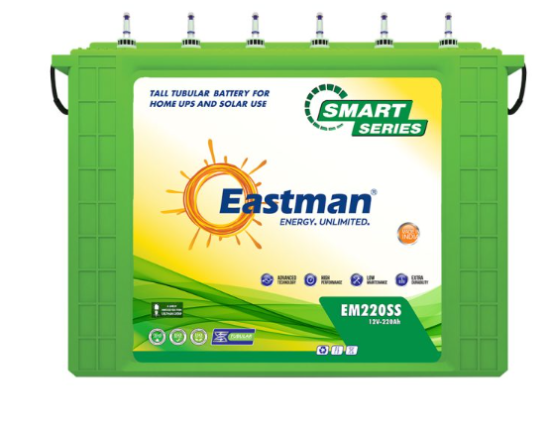 220AH 12V EASTMAN SMART SERIES TALL TUBULAR BATTERY