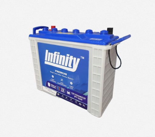 220AH 12V INFINITY TALL TUBULAR BATTERY-PREMIUM SERIES