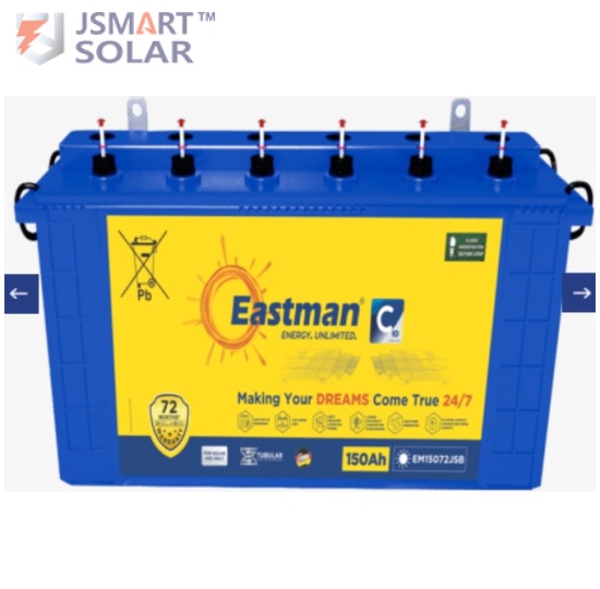 EM150-150AH EASTMAN TALL TUBULAR BATTERY