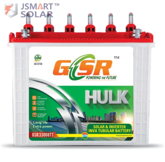 GSR 33008TT 300AH  12V HULK TALL TUBULAR BATTERY