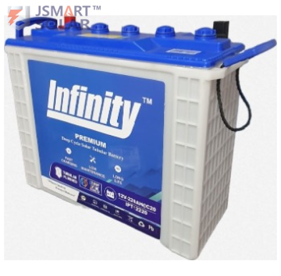 220AH 12V INFINITY TALL TUBULAR BATTERY-PREMIUM SERIES