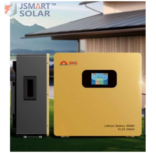 5KWH  SMS LIFEPO4 LITHIUM BATTERY 51.2V